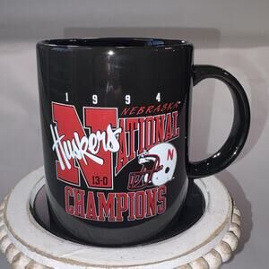 Vintage 1994 Nebraska Cornhusker National Championship Mug Undefeated 13-0